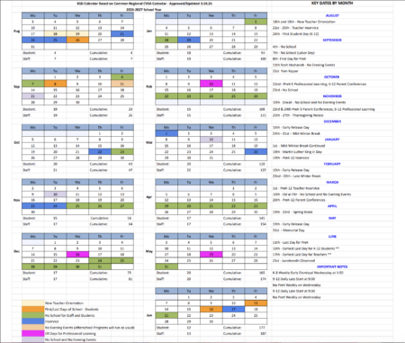 screenshot of 26-27 calendar